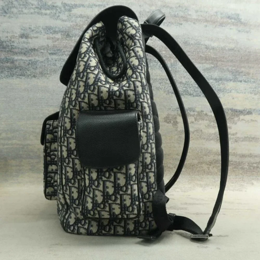 100% Authentic Dior Navy & Black Cloth Backpack - Picture 5 of 12